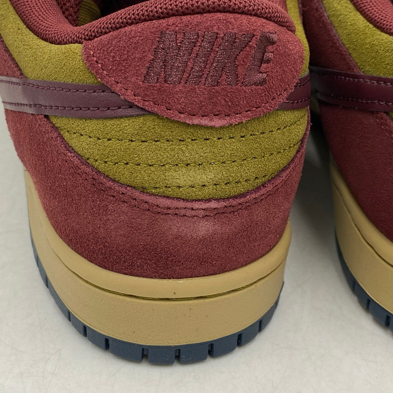 【中古美品】【メンズ】 NIKE SB ナイキエスビー HQ1625-600 DUNK LOW PRO ダンク ロー プロ 靴 スニーカー シューズ 160-250825-ma-15-izu サイズ：26.5cm カラー：DARK TEAM RED AND OLIVE FLAK 万代Net店