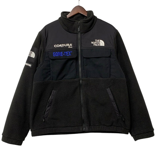 【中古品】【メンズ】 SUPREME×THE NORTH FACE シュプリーム×ザ・ノースフェイス NL71809I 18AW EXPEDITION FLEECE JACKET エクスペディションフリースジャケット アウター 長袖 149-250825-ma-01-izu サイズ：M カラー：BLACK 万代Net店