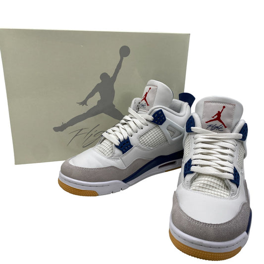 【中古品】【メンズ】 NIKE SB ナイキエスビー DR5415-100 AIR JORDAN 4 RETRO SP エアジョーダン 4 レトロ スペシャル 靴 スニーカー シューズ 160-250825-ma-13-izu サイズ：27.5cm カラー：SUMMIT WHITE/NAVY 万代Net店