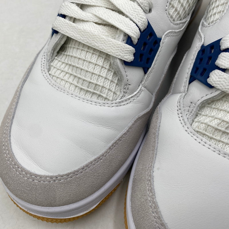 【中古品】【メンズ】 NIKE SB ナイキエスビー DR5415-100 AIR JORDAN 4 RETRO SP エアジョーダン 4 レトロ スペシャル 靴 スニーカー シューズ 160-250825-ma-13-izu サイズ：27.5cm カラー：SUMMIT WHITE/NAVY 万代Net店