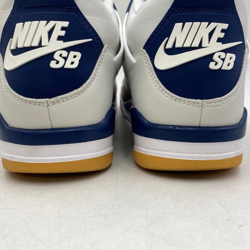 【中古品】【メンズ】 NIKE SB ナイキエスビー DR5415-100 AIR JORDAN 4 RETRO SP エアジョーダン 4 レトロ スペシャル 靴 スニーカー シューズ 160-250825-ma-13-izu サイズ：27.5cm カラー：SUMMIT WHITE/NAVY 万代Net店
