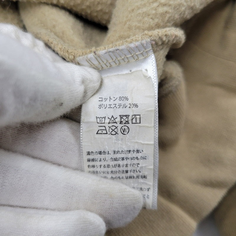 【中古品】【メンズ】 FOG ESSENTIALS エフオージーエッセンシャルズ BACK REFLECTOR LOGO HOODED SWEATSHIRT バック リフレクター ロゴ フーデッド スウェットシャツ パーカー 長袖 トップス 142-250905-as-27-izu サイズ：L カラー：ベージュ 万代Net店