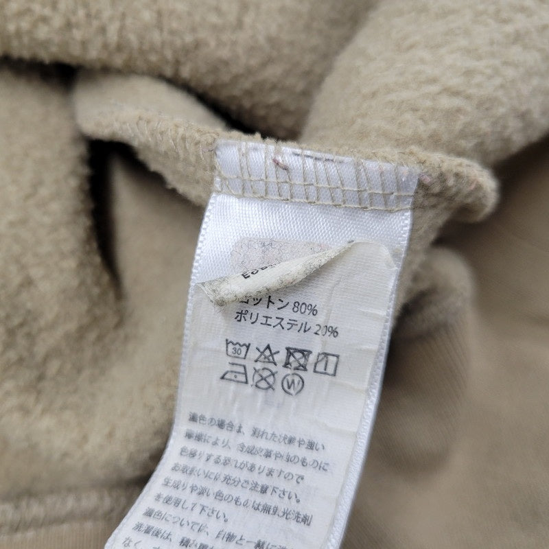【中古品】【メンズ】 FOG ESSENTIALS エフオージーエッセンシャルズ BACK REFLECTOR LOGO HOODED SWEATSHIRT バック リフレクター ロゴ フーデッド スウェットシャツ パーカー 長袖 トップス 142-250905-as-27-izu サイズ：L カラー：ベージュ 万代Net店
