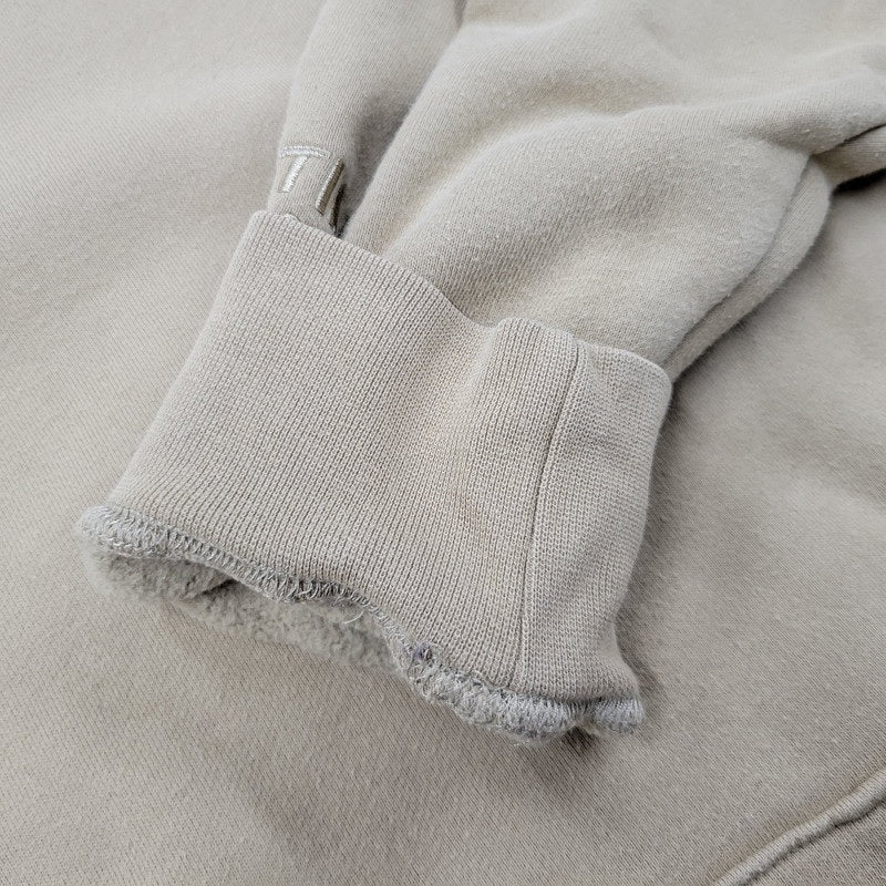 【中古品】【メンズ】 FOG ESSENTIALS エフオージーエッセンシャルズ BACK REFLECTOR LOGO HOODED SWEATSHIRT バック リフレクター ロゴ フーデッド スウェットシャツ パーカー 長袖 トップス 142-250905-as-27-izu サイズ：L カラー：ベージュ 万代Net店