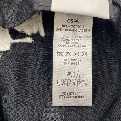 【中古品】【メンズ/レディース】 STUSSY ステューシー 1311061 LOW PRO CHENILLE S SNAPBACK ロー プロ シェニール エス スナップバック 帽子 キャップ 服飾雑貨 185-250825-ma-11-izu サイズ：OFSA カラー：BLACK 万代Net店