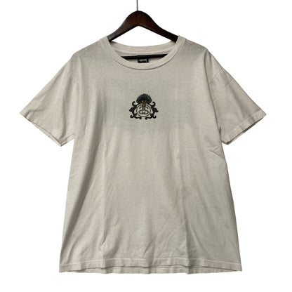 【現状渡し品】【メンズ】 OLD STUSSY オールドステューシー USA製 両シングル 紺タグ 90S DRAGON SS TEE 90年代 ドラゴン ショートスリーブT トップス 半袖 142-250825-ma-23-izu サイズ：M カラー：WHITE 万代Net店