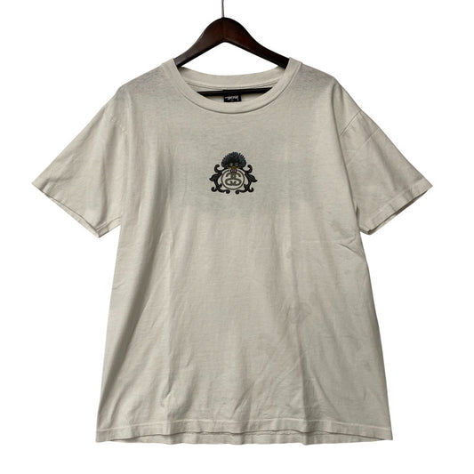 【現状渡し品】【メンズ】 OLD STUSSY オールドステューシー USA製 両シングル 紺タグ 90S DRAGON SS TEE 90年代 ドラゴン ショートスリーブT トップス 半袖 142-250825-ma-23-izu サイズ：M カラー：WHITE 万代Net店