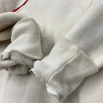 【現状渡し品】【メンズ】 USED IOWA STATE RAGLAN SLEEVE HOODED SWEATSHIRT ラグラン スリーブ フーデッド スウェットシャツ パーカー 長袖 トップス 146-250901-as-32-izu サイズ：XL カラー：ホワイト 万代Net店