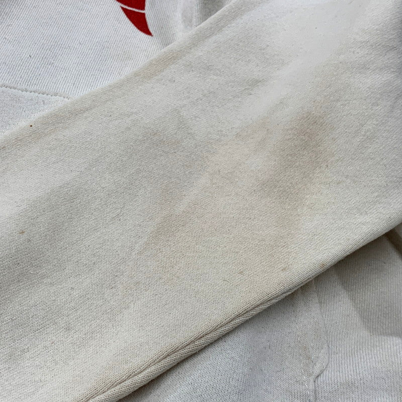 【現状渡し品】【メンズ】 USED IOWA STATE RAGLAN SLEEVE HOODED SWEATSHIRT ラグラン スリーブ フーデッド スウェットシャツ パーカー 長袖 トップス 146-250901-as-32-izu サイズ：XL カラー：ホワイト 万代Net店