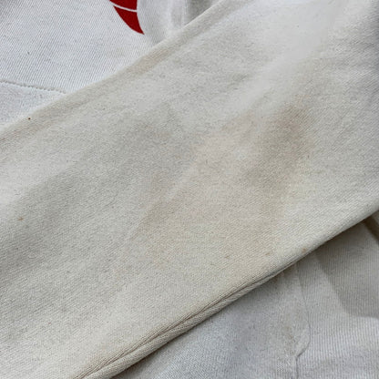 【現状渡し品】【メンズ】 USED IOWA STATE RAGLAN SLEEVE HOODED SWEATSHIRT ラグラン スリーブ フーデッド スウェットシャツ パーカー 長袖 トップス 146-250901-as-32-izu サイズ：XL カラー：ホワイト 万代Net店