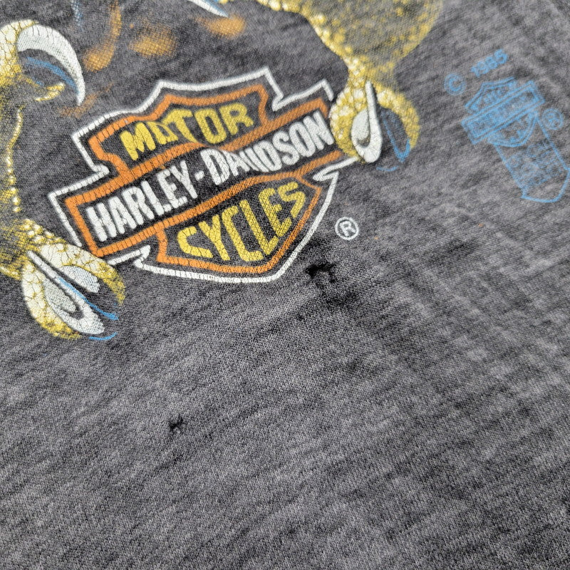 【現状渡し品】【メンズ】 BORN TO BE WILD SS TEE c1985 ショートスリーブ Tシャツ USA製 両シングル 半袖 トップス 146-250826-as-06-izu サイズ：XL カラー：ブラック系 万代Net店