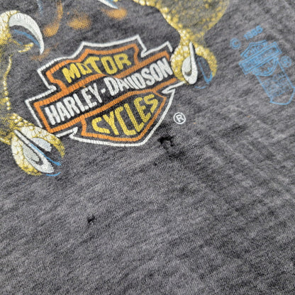 【現状渡し品】【メンズ】 BORN TO BE WILD SS TEE c1985 ショートスリーブ Tシャツ USA製 両シングル 半袖 トップス 146-250826-as-06-izu サイズ：XL カラー：ブラック系 万代Net店