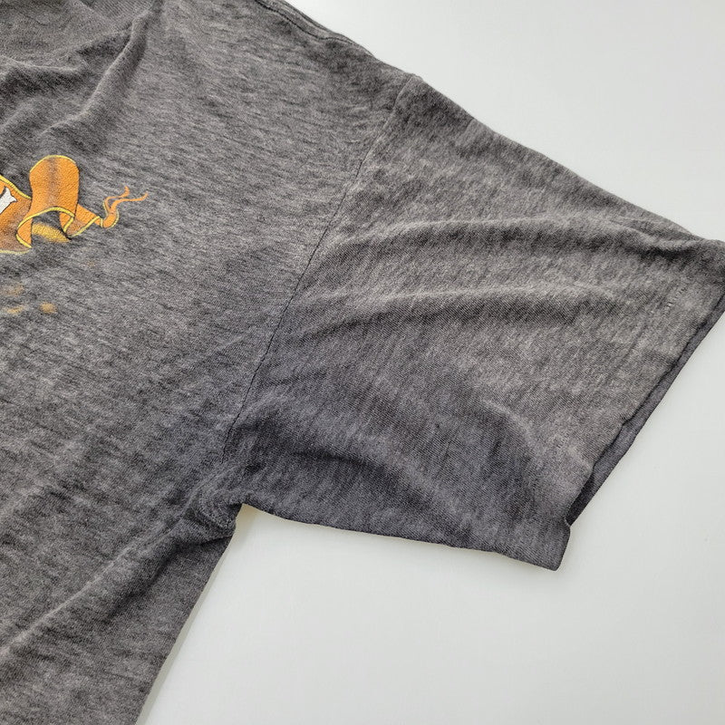 【現状渡し品】【メンズ】 BORN TO BE WILD SS TEE c1985 ショートスリーブ Tシャツ USA製 両シングル 半袖 トップス 146-250826-as-06-izu サイズ：XL カラー：ブラック系 万代Net店