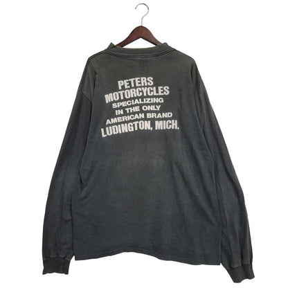 【現状渡し品】【メンズ】 HARLEY DAVIDSON ハーレーダビッドソン 3D EMBLEM LS TEE ロングスリーブ Tシャツ 裾シングル c1989 長袖 トップス 146-250826-as-07-izu サイズ：XL カラー：グレー系 万代Net店