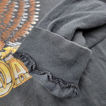 【現状渡し品】【メンズ】 HARLEY DAVIDSON ハーレーダビッドソン 3D EMBLEM LS TEE ロングスリーブ Tシャツ 裾シングル c1989 長袖 トップス 146-250826-as-07-izu サイズ：XL カラー：グレー系 万代Net店