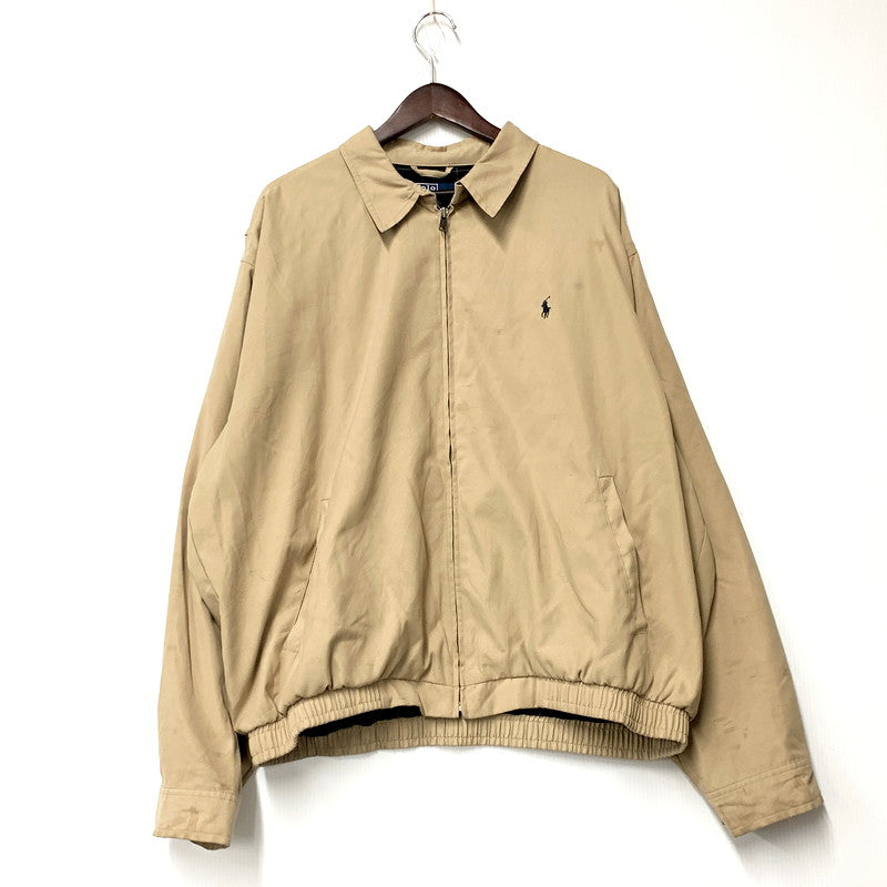 【現状渡し品】【メンズ】 Polo by Ralph Lauren ポロバイラルフローレン CHECK LINER SWINGTOP JACKET チェック ライナー スイングトップ ジャケット アウター 146-250901-as-31-izu サイズ：XL カラー：ベージュ 万代Net店