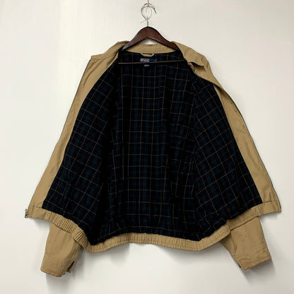 【現状渡し品】【メンズ】 Polo by Ralph Lauren ポロバイラルフローレン CHECK LINER SWINGTOP JACKET チェック ライナー スイングトップ ジャケット アウター 146-250901-as-31-izu サイズ：XL カラー：ベージュ 万代Net店
