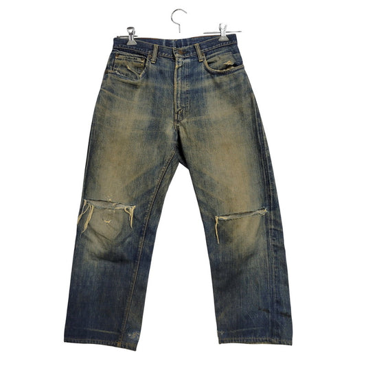 【現状渡し品】【メンズ】 Levi's リーバイス 505 DENIM PANTS BIG-E 42TALON デニムパンツ 刻印5 赤耳 ポケット裏シングル 66前期 ジーンズ ボトムス 157-250826-as-13-izu カラー：インディゴ 万代Net店