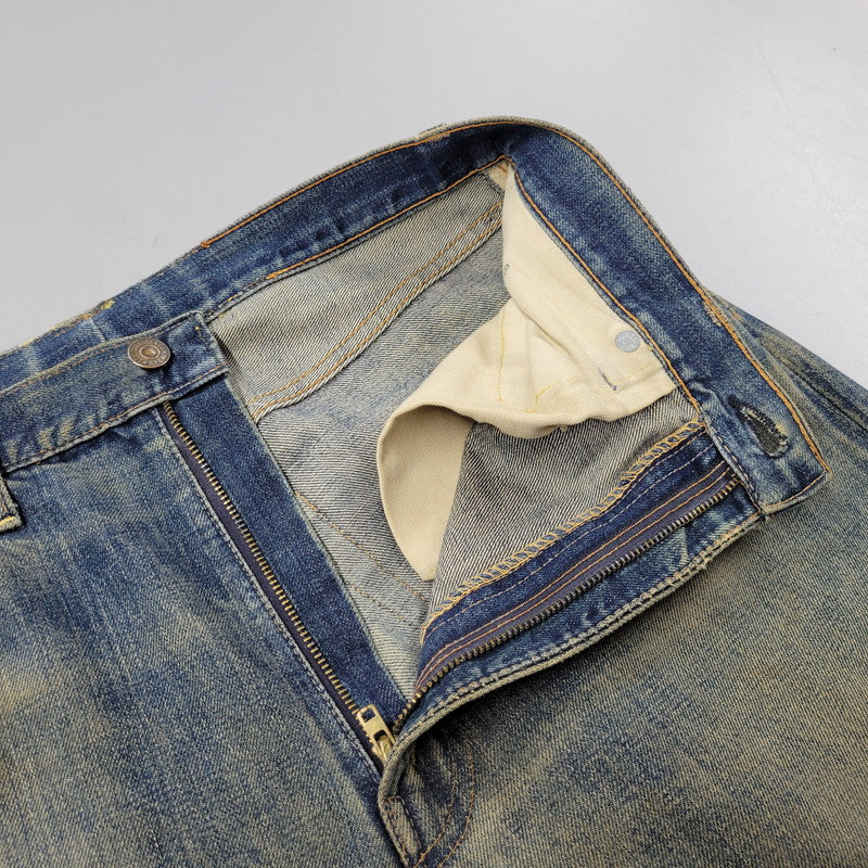 【現状渡し品】【メンズ】 Levi's リーバイス 505 DENIM PANTS BIG-E 42TALON デニムパンツ 刻印5 赤耳 ポケット裏シングル 66前期 ジーンズ ボトムス 157-250826-as-13-izu カラー：インディゴ 万代Net店