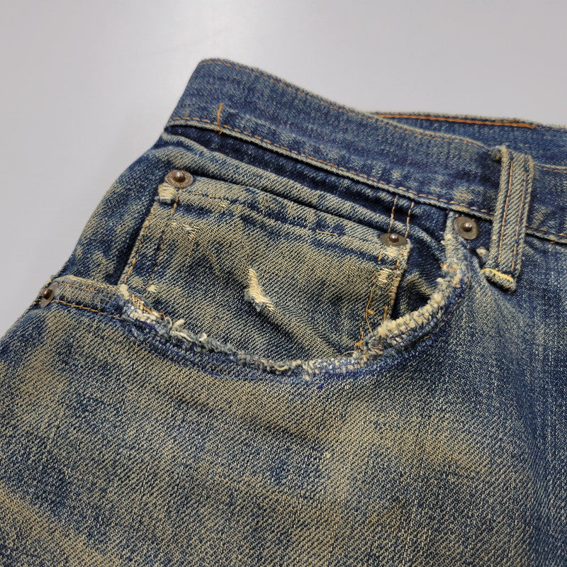 【現状渡し品】【メンズ】 Levi's リーバイス 505 DENIM PANTS BIG-E 42TALON デニムパンツ 刻印5 赤耳 ポケット裏シングル 66前期 ジーンズ ボトムス 157-250826-as-13-izu カラー：インディゴ 万代Net店