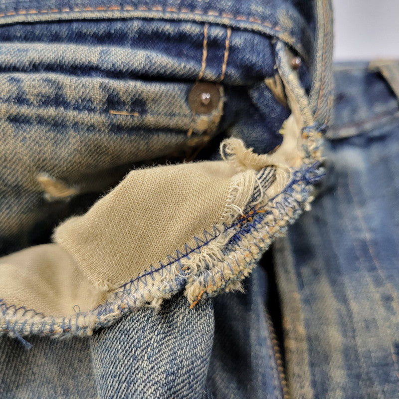 【現状渡し品】【メンズ】 Levi's リーバイス 505 DENIM PANTS BIG-E 42TALON デニムパンツ 刻印5 赤耳 ポケット裏シングル 66前期 ジーンズ ボトムス 157-250826-as-13-izu カラー：インディゴ 万代Net店