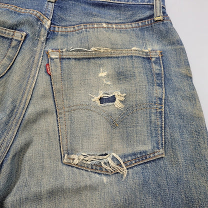 【現状渡し品】【メンズ】 Levi's リーバイス 505 DENIM PANTS BIG-E 42TALON デニムパンツ 刻印5 赤耳 ポケット裏シングル 66前期 ジーンズ ボトムス 157-250826-as-13-izu カラー：インディゴ 万代Net店