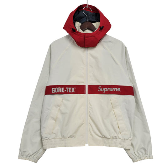 【中古品】【メンズ】 Supreme シュプリーム 18AW GORE-TEX COURT JACKET ゴアテックス コート ジャケット トップス アウター 149-250826-ya-02-izu サイズ：S カラー：WHITE 万代Net店