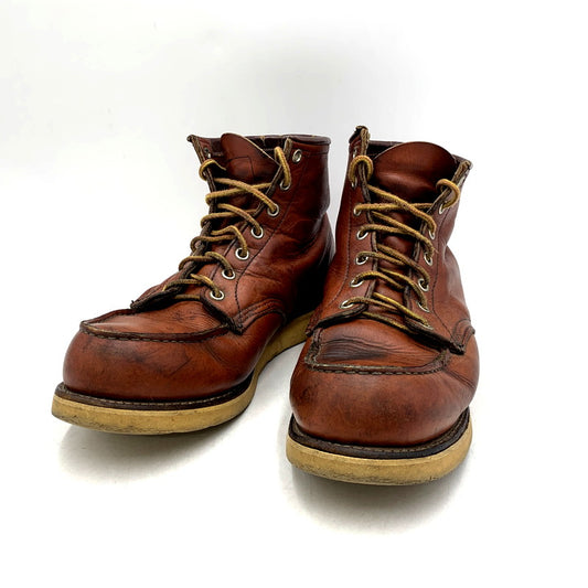 【現状渡し品】【メンズ】 RED WING レッドウィング IRISH SETTER 8875 アイリッシュセッター USA製 旧プリント四角犬タグ ブーツ シューズ 靴 164-250826-as-03-izu サイズ：9.5 カラー：ブラウン 万代Net店