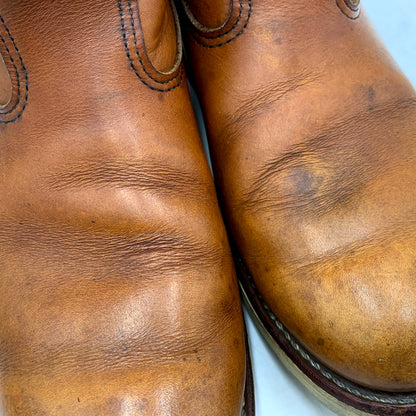 【中古品】【メンズ】 RED WING レッドウィング PECOS BOOTS 866 ペコスブーツ USA製 刺繍羽タグ シューズ 靴 164-250826-as-04-izu サイズ：UK7 カラー：ブラウン 万代Net店