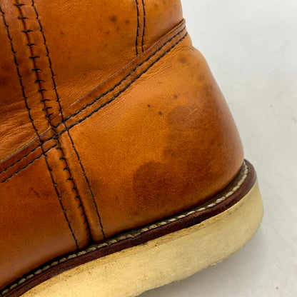 【中古品】【メンズ】 RED WING レッドウィング PECOS BOOTS 866 ペコスブーツ USA製 刺繍羽タグ シューズ 靴 164-250826-as-04-izu サイズ：UK7 カラー：ブラウン 万代Net店