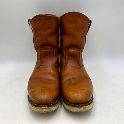 【中古品】【メンズ】 RED WING レッドウィング PECOS BOOTS 866 ペコスブーツ USA製 刺繍羽タグ シューズ 靴 164-250826-as-04-izu サイズ：UK7 カラー：ブラウン 万代Net店