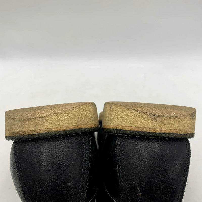 【中古品】【メンズ】 RED WING レッドウィング MOC TOE CLASSIC 9075 モックトゥ クラシック 刺繍羽タグ USA製 シューズ 靴 164-250826-as-05-izu サイズ：27cm カラー：ブラック 万代Net店