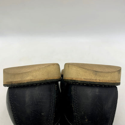 【中古品】【メンズ】 RED WING レッドウィング MOC TOE CLASSIC 9075 モックトゥ クラシック 刺繍羽タグ USA製 シューズ 靴 164-250826-as-05-izu サイズ：27cm カラー：ブラック 万代Net店