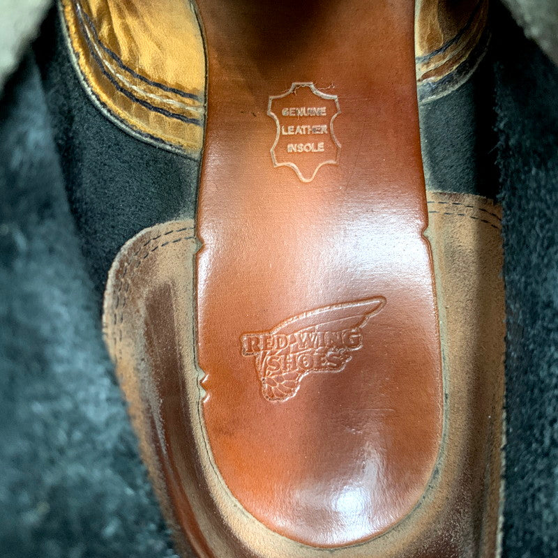 【中古品】【メンズ】 RED WING レッドウィング MOC TOE CLASSIC 9075 モックトゥ クラシック 刺繍羽タグ USA製 シューズ 靴 164-250826-as-05-izu サイズ：27cm カラー：ブラック 万代Net店