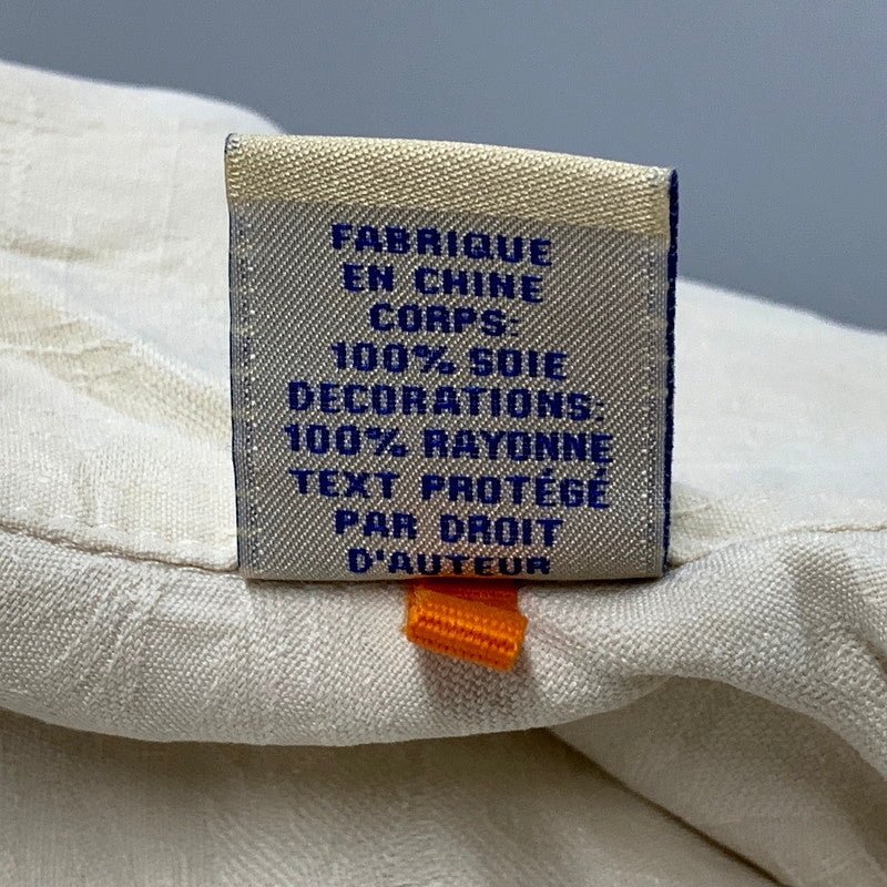 【中古品】【メンズ】 TOMMY BAHAMA トミーバハマ SILK SS SHIRT シルク ショートスリーブ シャツ 半袖 トップス 146-250901-as-34-izu サイズ：M カラー：クリーム系 万代Net店