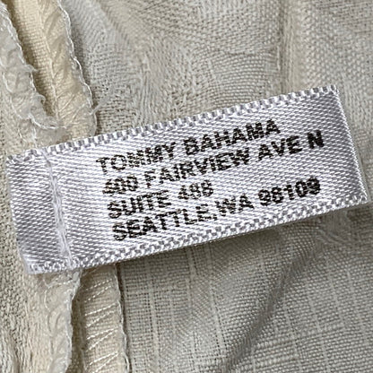 【中古品】【メンズ】 TOMMY BAHAMA トミーバハマ SILK SS SHIRT シルク ショートスリーブ シャツ 半袖 トップス 146-250901-as-34-izu サイズ：M カラー：クリーム系 万代Net店
