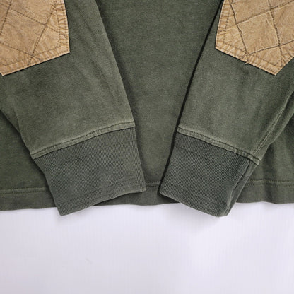 【中古品】【メンズ】 Polo by Ralph Lauren ポロバイラルフローレン MOTORCYCLE RUGBY SHIRT ラグビーシャツ 長袖 トップス 146-250826-as-09-izu サイズ：XL カラー：オリーブ 万代Net店