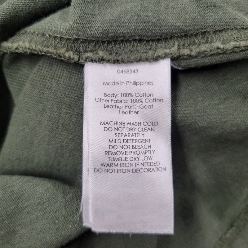 【中古品】【メンズ】 Polo by Ralph Lauren ポロバイラルフローレン MOTORCYCLE RUGBY SHIRT ラグビーシャツ 長袖 トップス 146-250826-as-09-izu サイズ：XL カラー：オリーブ 万代Net店