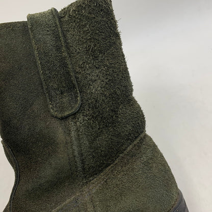【現状渡し品】【レディース】 RED WING レッドウィング 8186 USA製 刺繍羽タグ 2007年製 00S SUEDE PECOS BOOTS 00年代 スエードペコスブーツ 靴 シューズ 164-250827-ma-09-izu サイズ：UK6.5 カラー：黒系 万代Net店