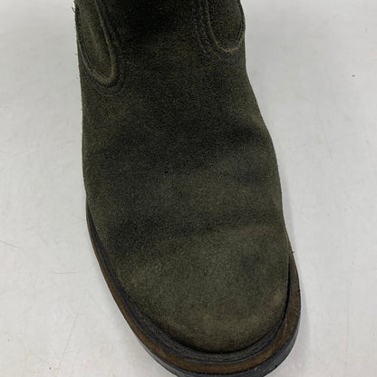 【現状渡し品】【レディース】 RED WING レッドウィング 8186 USA製 刺繍羽タグ 2007年製 00S SUEDE PECOS BOOTS 00年代 スエードペコスブーツ 靴 シューズ 164-250827-ma-09-izu サイズ：UK6.5 カラー：黒系 万代Net店