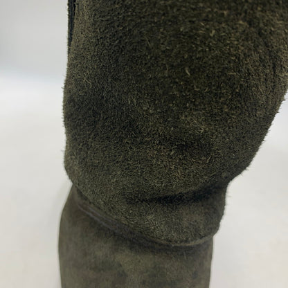 【現状渡し品】【レディース】 RED WING レッドウィング 8186 USA製 刺繍羽タグ 2007年製 00S SUEDE PECOS BOOTS 00年代 スエードペコスブーツ 靴 シューズ 164-250827-ma-09-izu サイズ：UK6.5 カラー：黒系 万代Net店