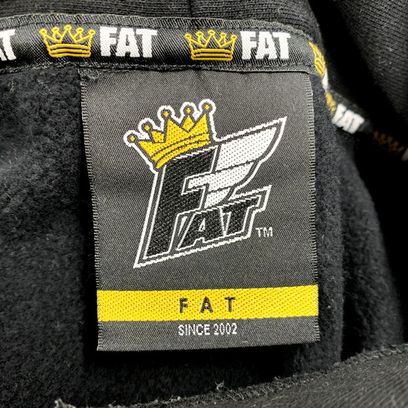 【中古品】【メンズ】 FAT エフエーティー J.R. MASKMAN HOODED SWEATSHIRT F32110-SW05-AB フーデッド スウェットシャツ パーカー 長袖 トップス 142-250901-as-26-izu サイズ：FAT カラー：ブラック 万代Net店