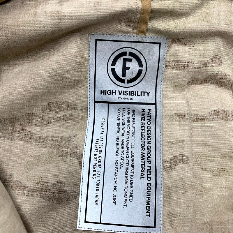 【中古品】【メンズ】 FAT エフエーティー XCAM DRYROCK CAMOUFLAGE JACKET F31710-JK03-AB カモフラージュ ジャケット アウター 142-250901-as-25-izu サイズ：TITCH カラー：ブラウン系 万代Net店