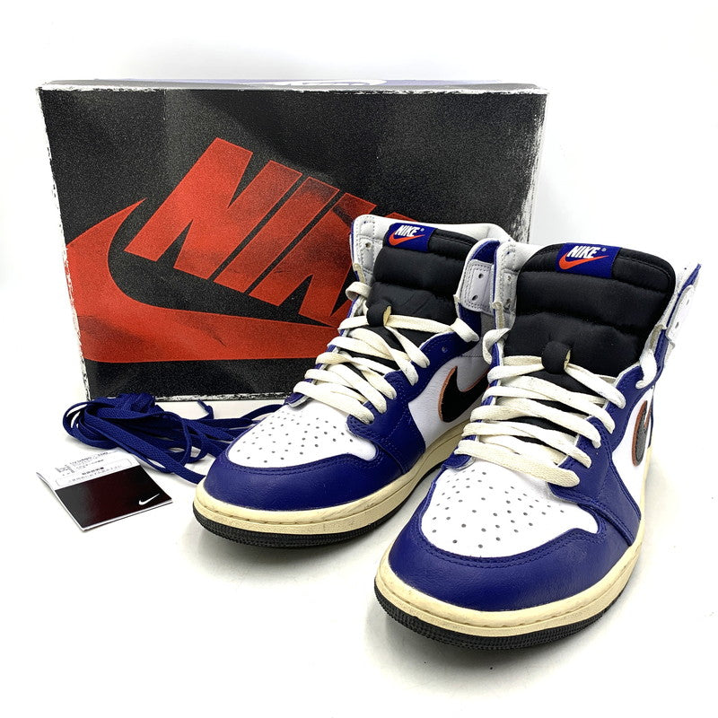 【中古品】【メンズ】 NIKE ナイキ DZ5485-100 AIR JORDAN 1 HIGH OG RARE AIR エアジョーダン 1 ハイ オリジナル レア エア 靴 スニーカー シューズ 160-250827-ma-14-izu サイズ：27.5cm カラー：DEEP ROYAL BLUE 万代Net店