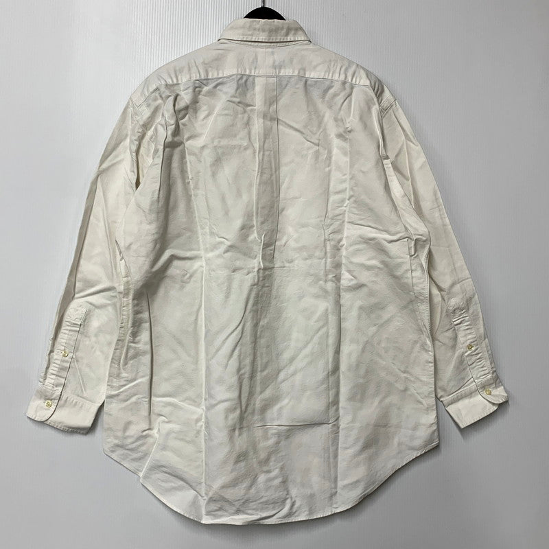 【中古品】【メンズ】 RALPH LAUREN ラルフローレン YARMOUTH PONY EMBROIDERY BD LS SHIRT ポニー エンブロイダリー ボタンダウン ロングスリーブ シャツ 長袖 トップス 146-250905-as-20-izu サイズ：16-33 カラー：ホワイト 万代Net店