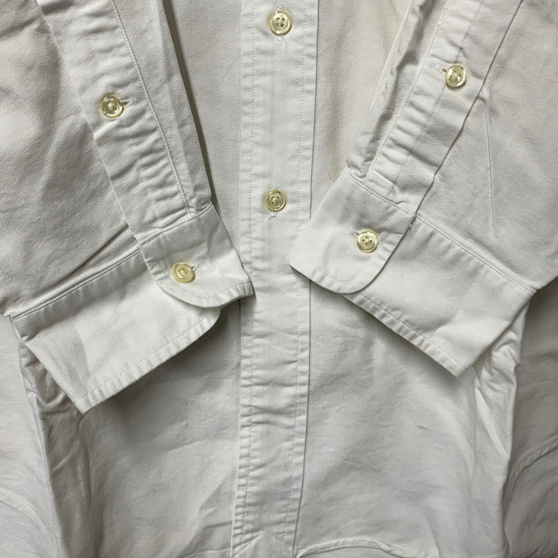 【中古品】【メンズ】 RALPH LAUREN ラルフローレン YARMOUTH PONY EMBROIDERY BD LS SHIRT ポニー エンブロイダリー ボタンダウン ロングスリーブ シャツ 長袖 トップス 146-250905-as-20-izu サイズ：16-33 カラー：ホワイト 万代Net店