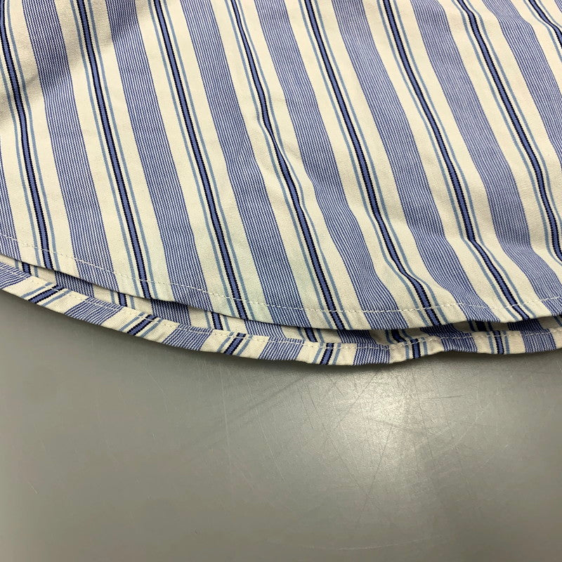 【中古品】【メンズ】 Polo by Ralph Lauren ポロバイラルフローレン CURHAM STRIPE LS SHIRT ストライプ ロングスリーブ シャツ 長袖 トップス 146-250905-as-21-izu サイズ：15.5 カラー：ブルー系 万代Net店