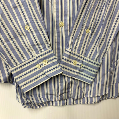 【中古品】【メンズ】 Polo by Ralph Lauren ポロバイラルフローレン CURHAM STRIPE LS SHIRT ストライプ ロングスリーブ シャツ 長袖 トップス 146-250905-as-21-izu サイズ：15.5 カラー：ブルー系 万代Net店