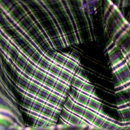 【中古品】【メンズ】 RALPH LAUREN ラルフローレン CREEK CHECK BD LS SHIRT チェック ボタンダウン ロングスリーブ シャツ 長袖 トップス 146-250905-as-22-izu サイズ：S カラー：グリーン系 万代Net店