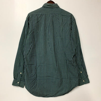 【中古品】【メンズ】 RALPH LAUREN ラルフローレン CREEK CHECK BD LS SHIRT チェック ボタンダウン ロングスリーブ シャツ 長袖 トップス 146-250905-as-22-izu サイズ：S カラー：グリーン系 万代Net店